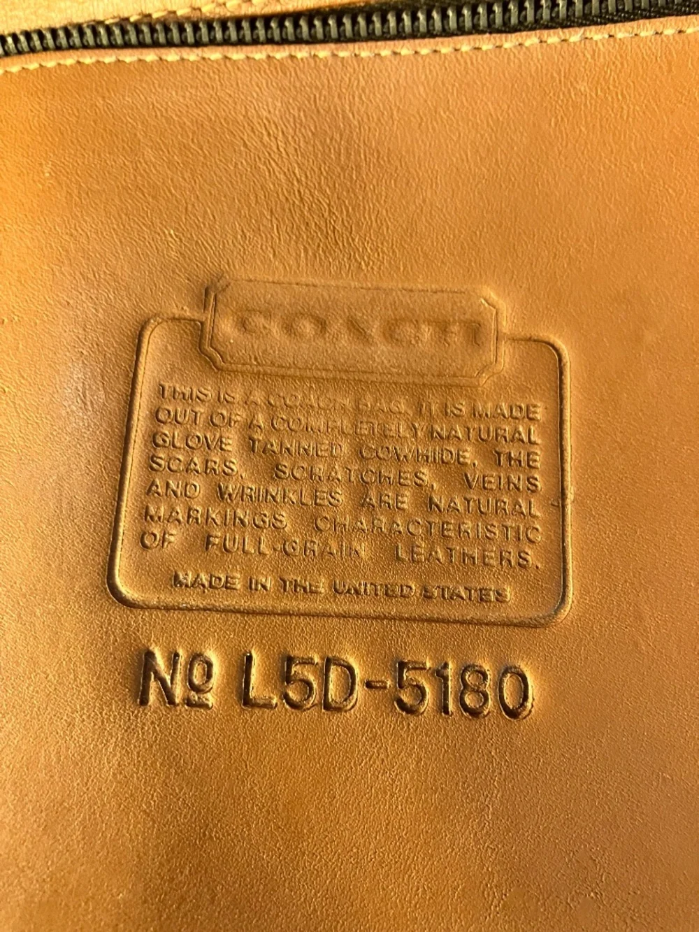 Coach Vintage Metropolitan leather bag